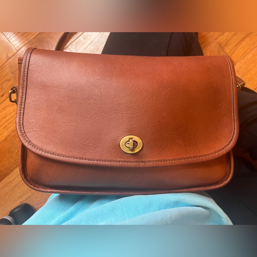 Coach Brown Leather Crossbody Bag - Picture 4 of 12
